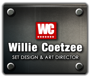 Willie Coetzee, Set Design